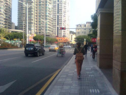Pejalan Kaki di Xiamen China