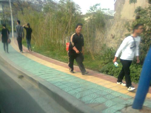 Pejalan Kaki di Xiamen China